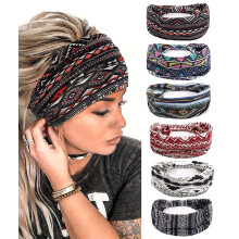 JOR6PCS Breite Stirnbänder für Damen, rutschfeste Kopftücher, Yoga, Laufen, Sport, Workout, Fitnessstudio, Turbane, Bandana-Stirnbänder