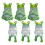 Mini Frog Figurines Resin Cake Toppers 12 Pieces 5