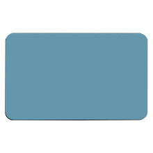 Large Absorbent Dish Drying Mat for Kitchen Countertops & Sinks, Soft & Easy to Clean (19.7x15.7", Blue)
