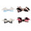 COMEET κλιπ μαλλιών για πάρτι, κλιπ μαλλιών Cosplay Novelty Bat Wing Lace Bows Κλιπ μαλλιών για 8