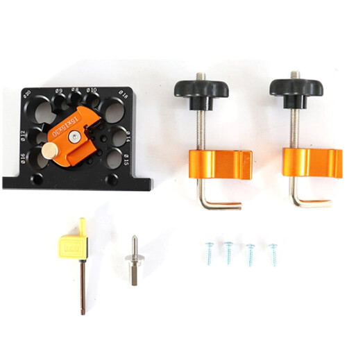 Adjustable Dowel Jig With Carbide Inserts 8-20mm Hole Specifications Compact Lightweight