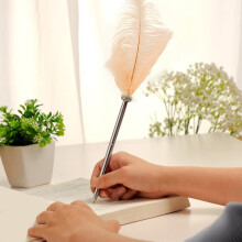 Colorful Feather Wedding Quill Signing Pen – Stylish Guestbook Decor & Party Favor, Compatible with Standard Guestbooks