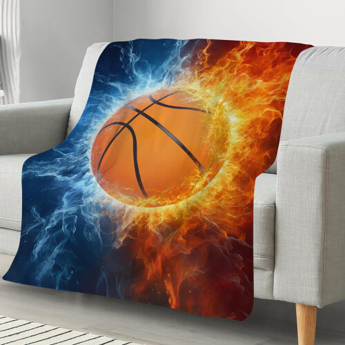 Κουβέρτα Σόφτμπολ 30x40in – Σχεδιασμός Cool Fire & Ice, Δώρα Σόφτμπολ για Κορίτσια, Δώρα 1