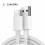 Câble de charge rapide 5 A pour smartphone USB-C, 1,5 m (4,92 pi), blanc. 2