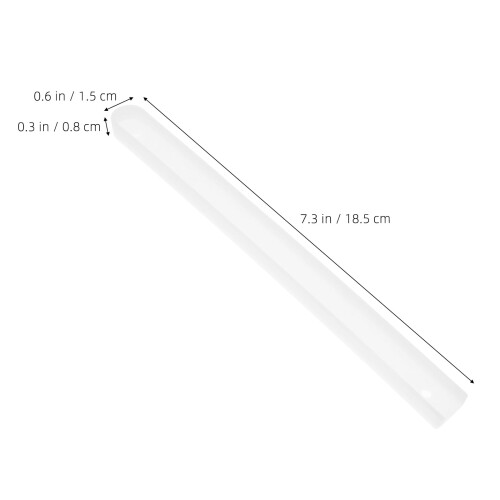 6Set White Rectangular Drawer Slides for Silent Movement and Full Extension in 1