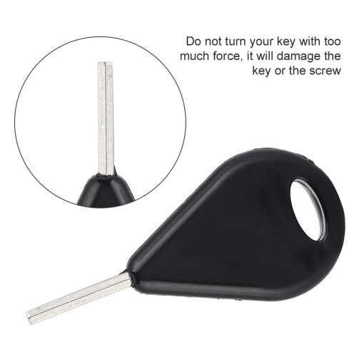 Surfboard Fin Key 6pcs Screws Kit, Plastic Handle, Portable Replacement Tool 2