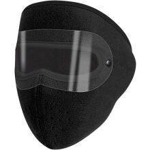 Mascarilla térmica de forro polar con gafas extraíbles, mascarillas cálidas y transpirables para invierno, resistentes al viento y antivaho, para