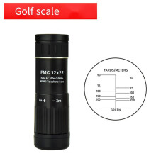 Low-Light Night Binoculars 12x22 Monocular,Stabilized Rangefinder with Reticle,Compact for Outdoor Adventures Hunting Gear