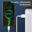 Câble de charge rapide 5 A pour smartphone USB-C, 1,5 m (4,92 pi), blanc. 6