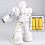 Green Robot Toy with Sucker Projectiles, Walking Action, 5