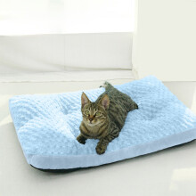 Pet Sleeping Mat Thick Cozy Bed Small Medium Dogs Cats Non-Slip Floor Sofa Crate Cushion Comfort Rest Indoor Outdoor Holiday Decor