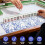 Θήκες για κάρτες Mahjong Chinoiserie σε συσκευασία 4 τεμαχίων, 6,29x5,51", μαλακό υφασμάτινο 3