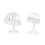 Pe Hat Rack Supermarket 2Pcs 11.4X6.5X4.1In 4