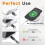 2-pack telefonrem med metallflikar – justerbar 5
