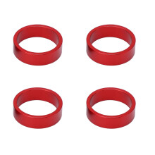 Bicycle Headset Pad, Rustproof Smooth Easy Installation Front Fork Stem Spacers 4 Pcs For Road Bike For Mountain Bike