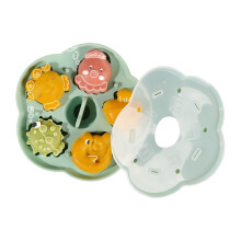 Moule à gâteau de riz en silicone en forme de petite mer, idéal pour la cuisson à la vapeur. Moule parfait pour les gâteaux de bébé.