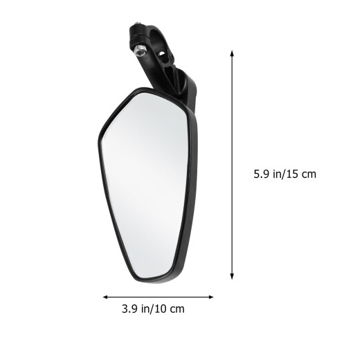 Motorcycle Handlebar Mirrors Aluminum Off-road Rearview 2