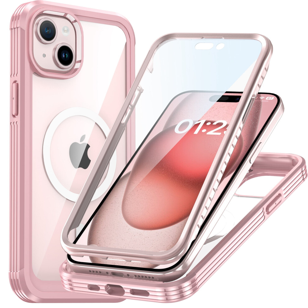 Iphone 15 Plus Magsafe Case With Screen Protector Â Clear 9043876474057