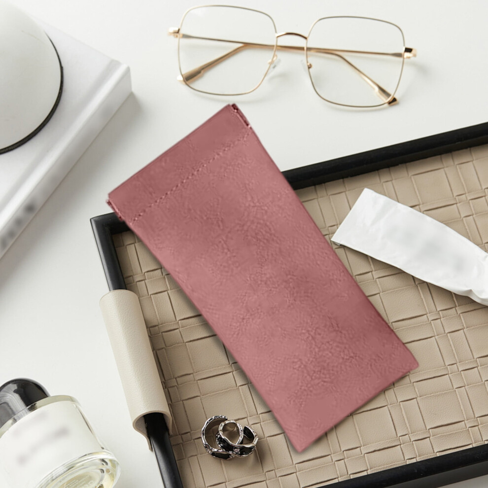 Leather Organizer Pouch with Snap Closure for Secure Storage and Easy to Your Daily