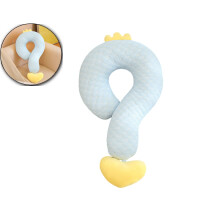 Ice Silk Cooling Question Mark Pillow, Multi-Pose Office Nap Cushion, Cute Car Neck Support Gift for Travel & Desk Comfort