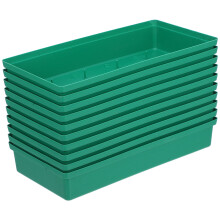 Lot de 10 plateaux de fixation pour fleurs en terre cuite, base en mousse plastique verte pour une composition facile
