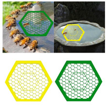 2 Pack Floating Bee Island Bee Waterer 7 Inch EVA Floating Bee Butterfly Watering Station for Feeding Bee Bath