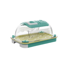 Cutie Habitat pentru Șopârle Mari, cu Capac Ventilat și Tavă de Deșeuri Detașabilă, pentru Uz Casnic
