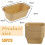 50 τεμάχια μίνι θήκες για κέικ - Λαδόκολλες, αντικολλητικές, θήκες ψησίματος για 2