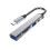 Hub USB Tipo C multiportas de 5 polegadas com leitor de cartões USB 3.0 e 2.0 para laptops. 7