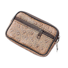 Small Coin Purse for Men Retro Vegan Leather Mens Tray Purses Wallet Key Holder Money Pouch
