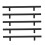Cabinet Handles Black 5 Pcs 5