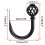 Metal Curtain Holdbacks Golden Wall-Mounted Tie Back Hooks 4