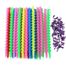 Long Spiral Hair Perm Rod Hairdressing Styling Curler Rollers (04 30pcs)