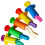 Assorted Designs Dough Extruders Set - Set of 5 - Assorted Colors 6