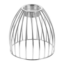 Abat-jour en fer argenté, résistant et durable, pour lampes murales, lampadaires et plafonniers.