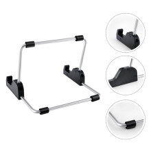 1Pack Adjustable Tablet Holder Silver Rectangular Stand for Desk and Household Use 11.8x5.9in