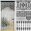 Triani string door privacy lace curtain black 100x200cm 3