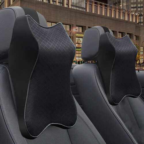 Cuscino poggiatesta per sedile auto in memory foam, supporto per testa e collo, morbido cuscino 2