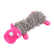 Quietschspielzeug für Hunde, Plüschtiere ohne Füllung für kleine/mittelgroße/große Hunde – Grau