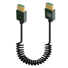 Câble spiralé 8K HDMI mâle vers HDMI 2.1 mâle, 48 Gbit/s (A vers A)