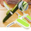 Vegetable Peeler, Fruit Grater Vegetable Washer, Multifunctional Vegetable and Fruit Cleaning Tool 2