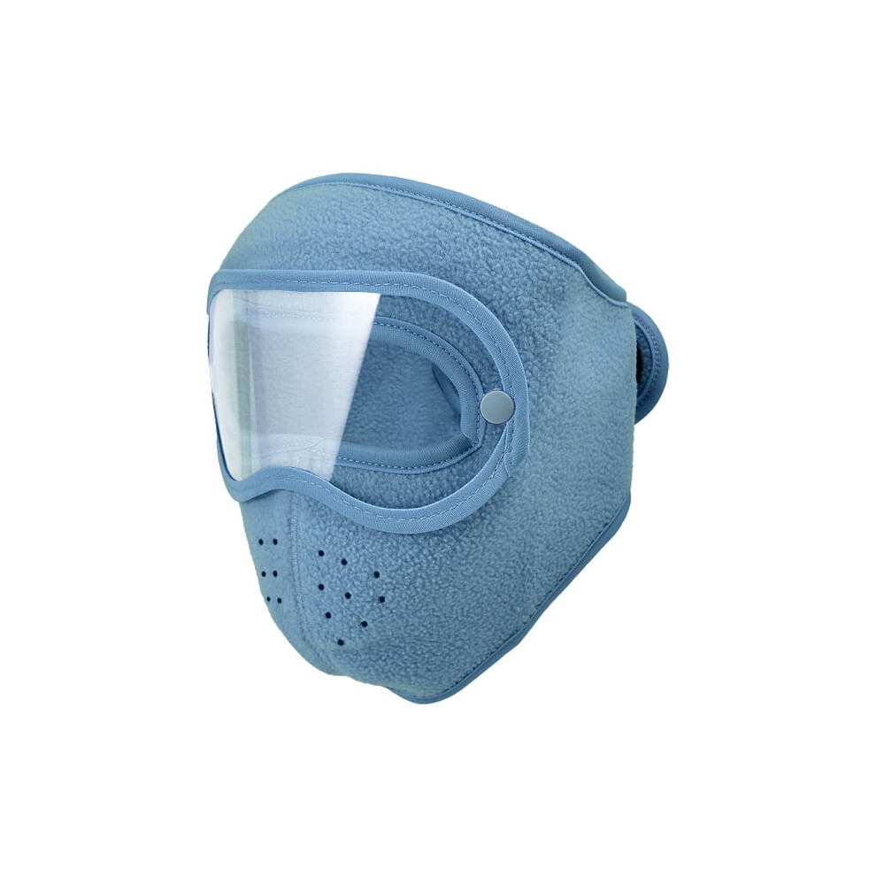 Fleece Thermal Mask With Removable Goggles, Winter Breathable Warm Masks, Windproof No Fog, For Skiing,Running-Unisex 9405492485990