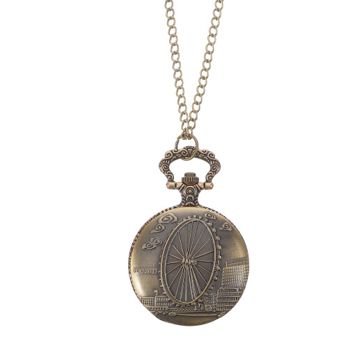 Alloy Pocket Watch Multi 1Pcs 2.8x1.8x0.3In 2
