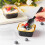 Mini Cake Cups with Lids and Spoons 150ml Square Aluminum 5