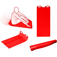 Snow Slider Mat Red 42x92cm Flexible Portable Durable