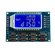 High Accuracy Square Wave Signal Generator Adjustable PWM Output LCD Display