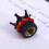 4Pcs Plastic Valve Cap For Tire Valve Covers Black Dustproof Shape 3
