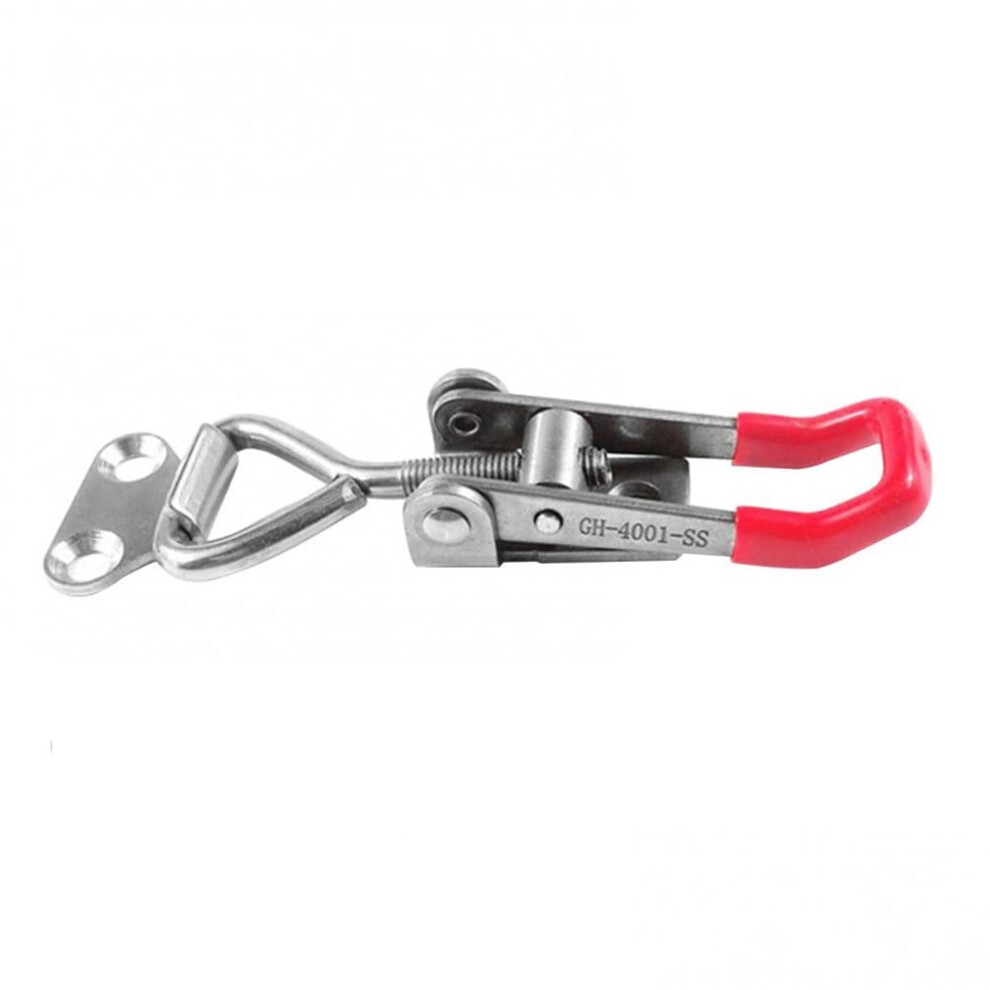Gh-4001-Ss Stainless Steel Adjustable Toggle Clamp Durable Fixture Quick Clamp 9132278103051