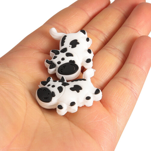 Tennis Dampeners Cow Shape Creative Design for Shock Absorption 6Pcs 2