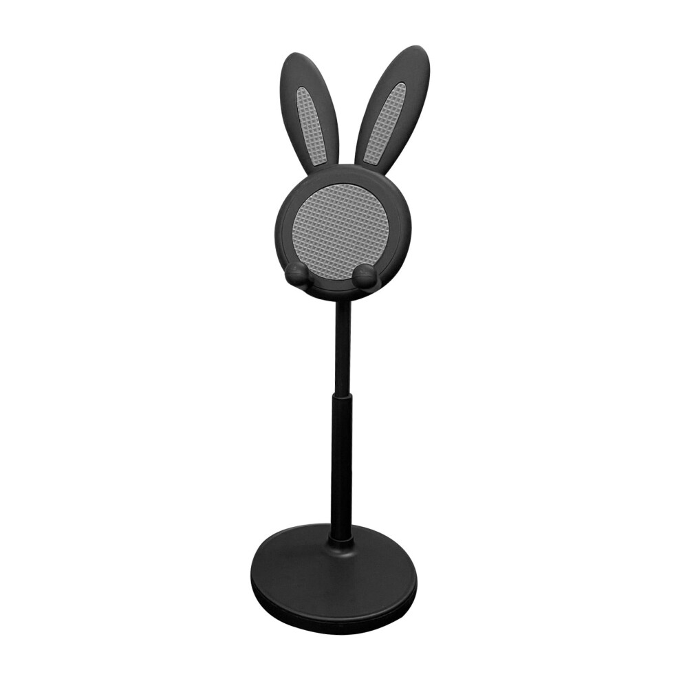 Adjustable Bunny Phone Stand Â Thick Case Friendly, Compatible With Iphone, Kindle, Ipad, Switch & All Phones, Black 9132278100043